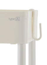 type A 3-Tier Slim Storage Cart, Lockable Wheels image 3