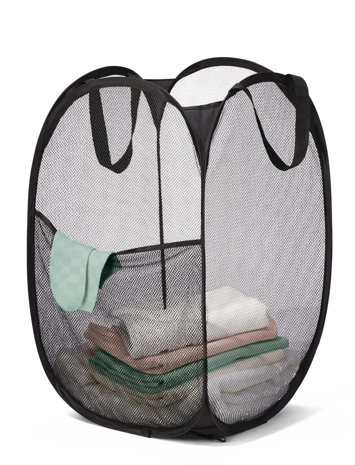 type A Alpha Pop-Up Laundry Hamper, Black