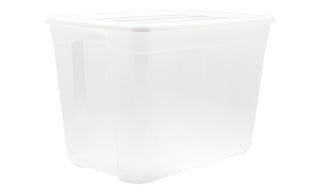 type A Clear Tote, 72-L, 2-pk