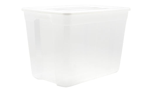 type A Clear Tote, 72-L, 2-pk