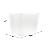 type A Clear Tote, 72-L, 2-pk image 6