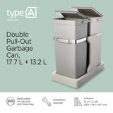 type A Double Pull-Out Storage Bin image 6