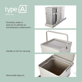 type A Double Pull-Out Storage Bin image 7