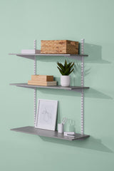 type A Floating Wall Shelf Board, Grey Concrete, 16 x 35-in image 2