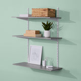 type A Floating Wall Shelf Board, Grey Concrete, 16 x 35-in image 3
