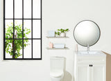 type A Floating Wall Shelf Board, Grey Concrete, 8 x 24-in image 2