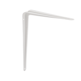 type A Light-Duty Shelf Bracket, White, 10 x 12-in