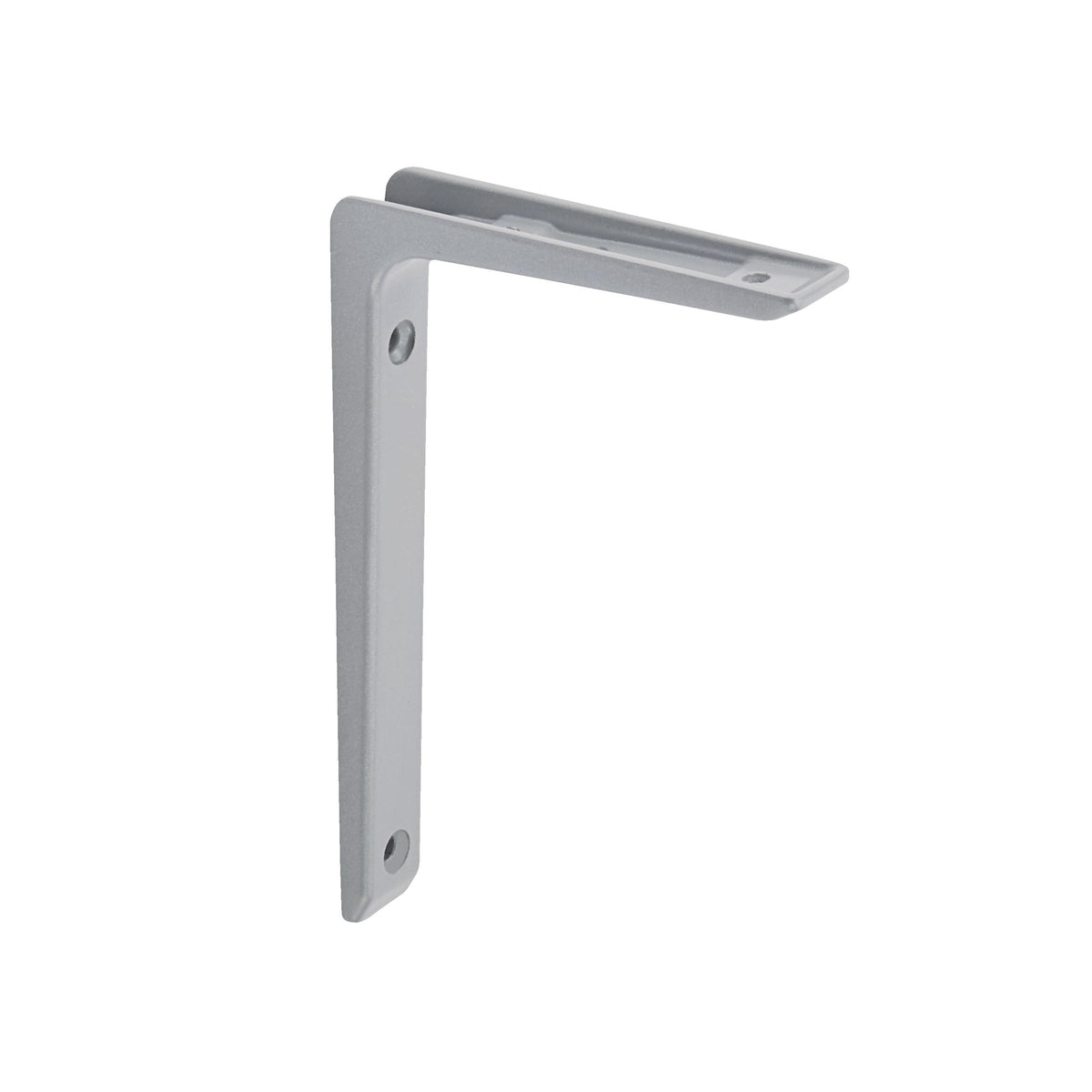 type A Medium-Duty Shelf Bracket, Grey, 8 x 10-in