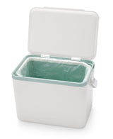 type A Plastic Rectangular Compost Bin, White, 4-L image 4