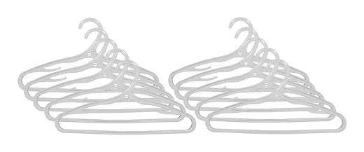 type A Plastic Slim Kids' Hangers, 10-pk