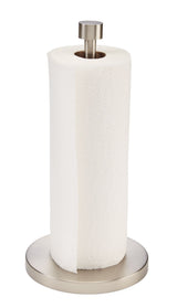Type A Radiant Stainless Steel Upright Kitchen Countertop Paper Towel Holder with Weighted Base