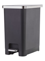 Type A Slim Black Resin Garbage Can, 15-L image 2