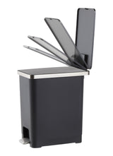 Type A Slim Black Resin Garbage Can, 15-L image 7