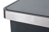 type A Slim Black Resin Garbage Can, 45-L image 4