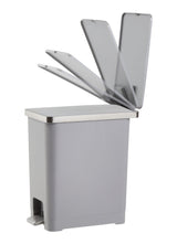 Type A Slim Grey Resin Garbage Can, 15-L image 7