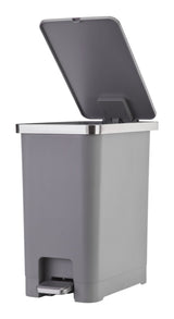 Type A Slim Grey Resin Garbage Can, 15-L image 8