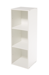 type A Stack Modular 3-Shelf Organizer, White