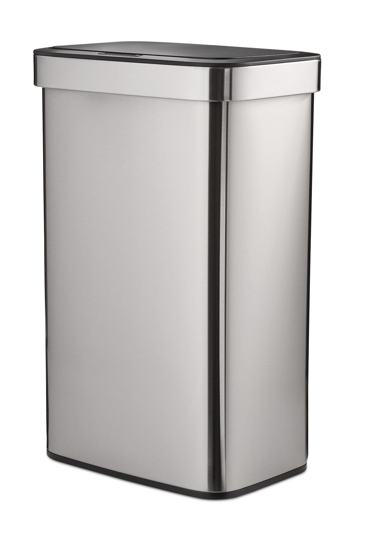 Type A Stainless Steel Rectangular Auto Indoor Refuse Bin with Resin Motion Sensor Lid, 50-L