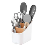 Umbra Bellwood 3-Compartment Utensil Holder with Removable Dividers