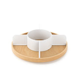 Umbra Bellwood 5-Section Lazy Susan with Removable Dividers