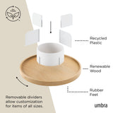 Umbra Bellwood 5-Section Lazy Susan with Removable Dividers image 7