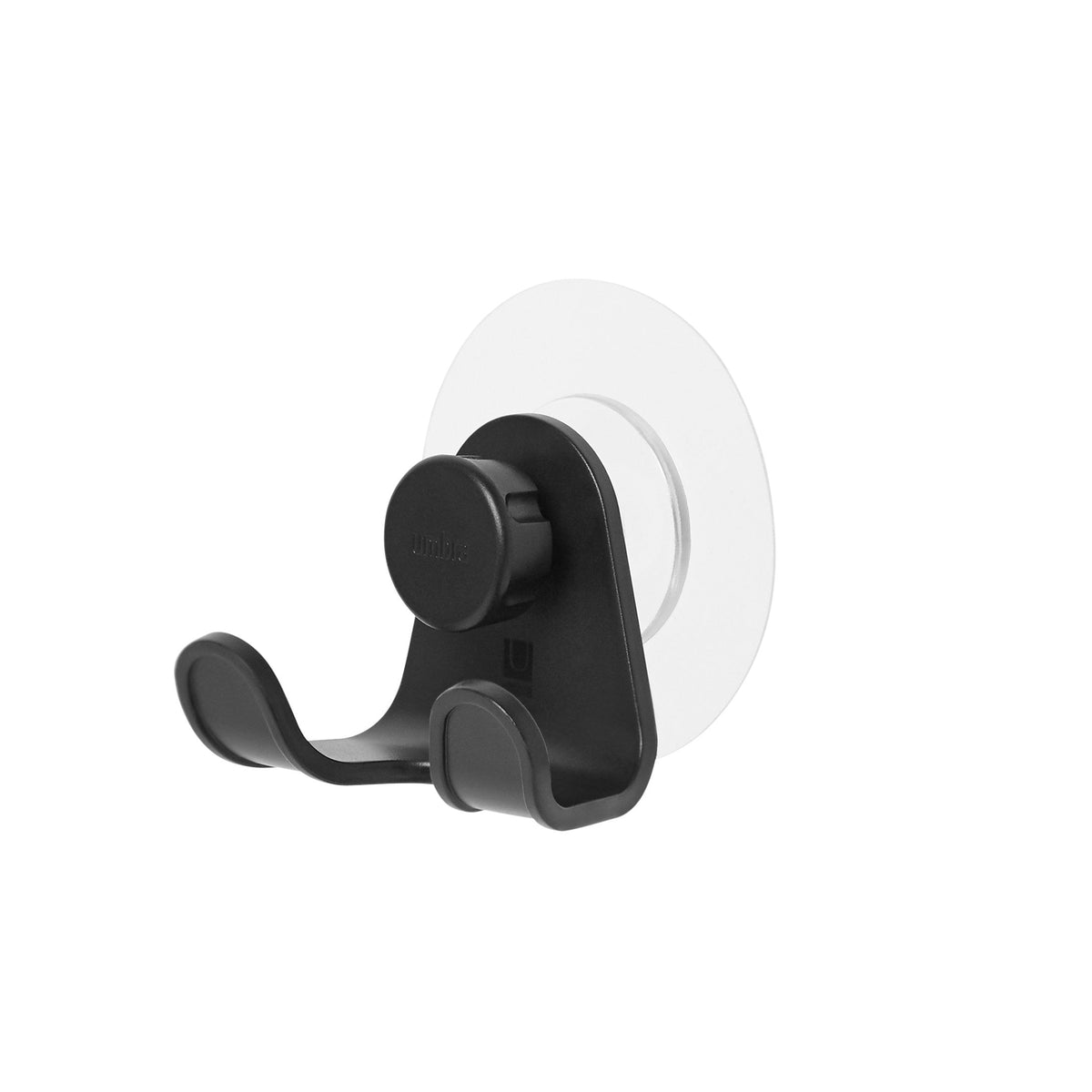 Umbra Flex Adhesive Rust-Resistant Double Shower Hook, Black