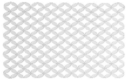 Umbra Meridian Plastic Kitchen Sink Protector Mat/Liner, Clear, 12 x 16-in