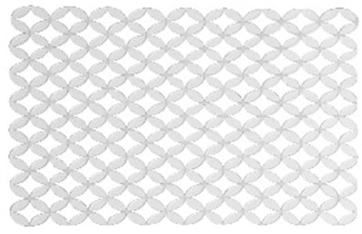 Umbra Meridian Plastic Kitchen Sink Protector Mat/Liner, Clear, 12 x 16-in