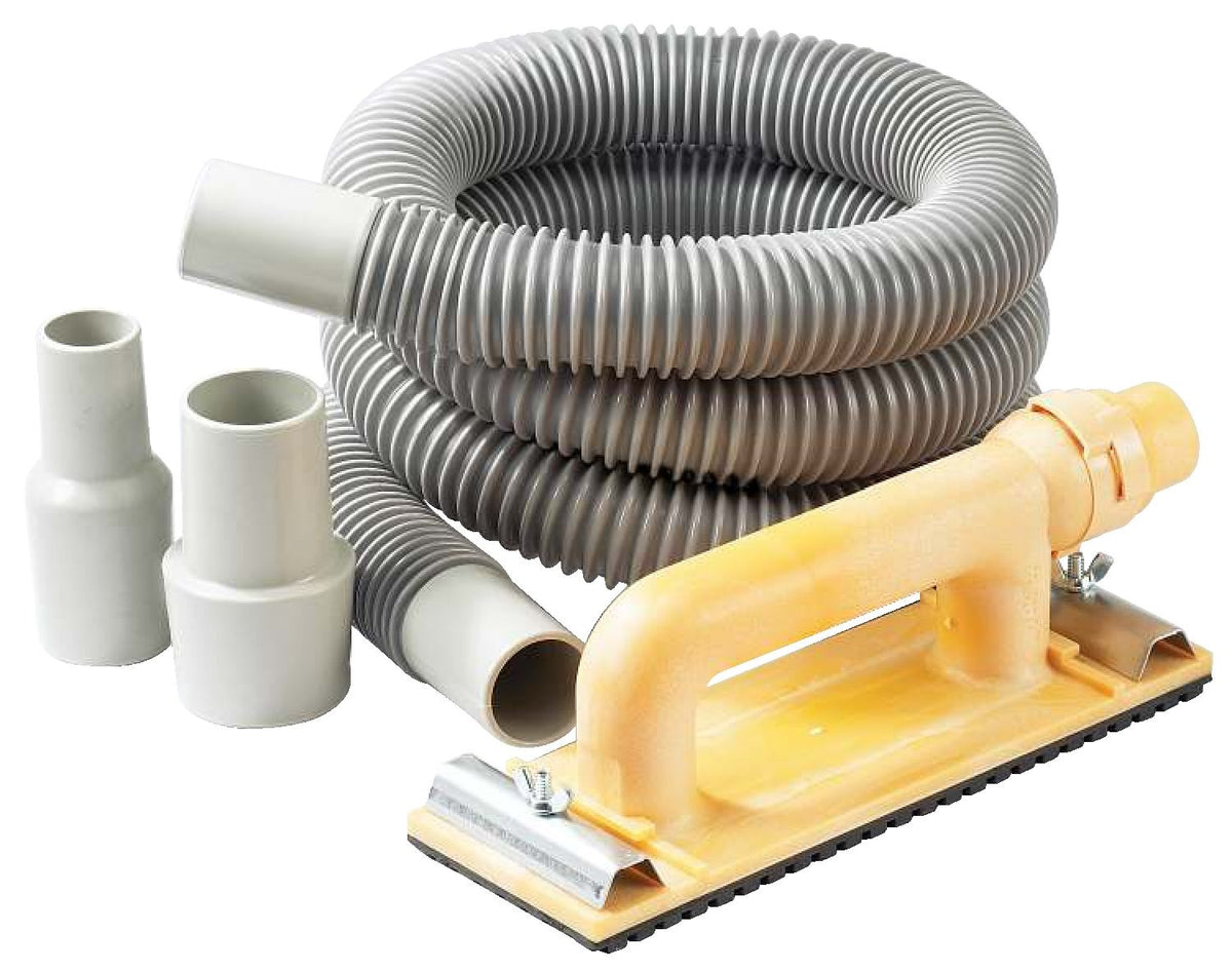 Vac-Hand Dust-Free Sander Kit with 6-in Hose, Shop-Vac/Vacuum Adaptors & Medium Grit Sandpaper