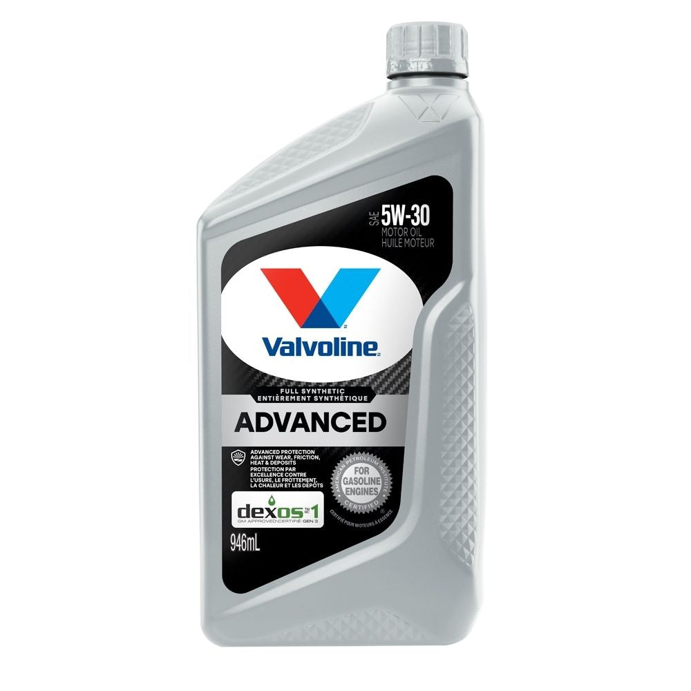 Valvoline 5W30 Advanced Synthetic Engine/Motor Oil, 946-mL