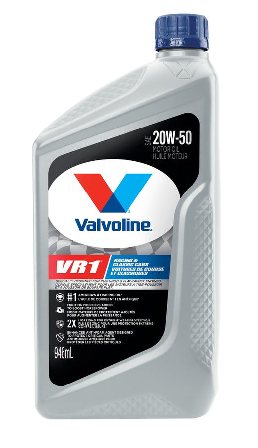 Valvoline VR1 20W-50 4-Cycle Racing Oil, 1-L