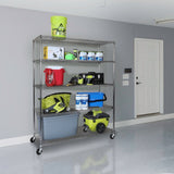 Vancouver Classics 5-Tier Steel Shelving Rack, 60-in x 24-in x 72-in image 4