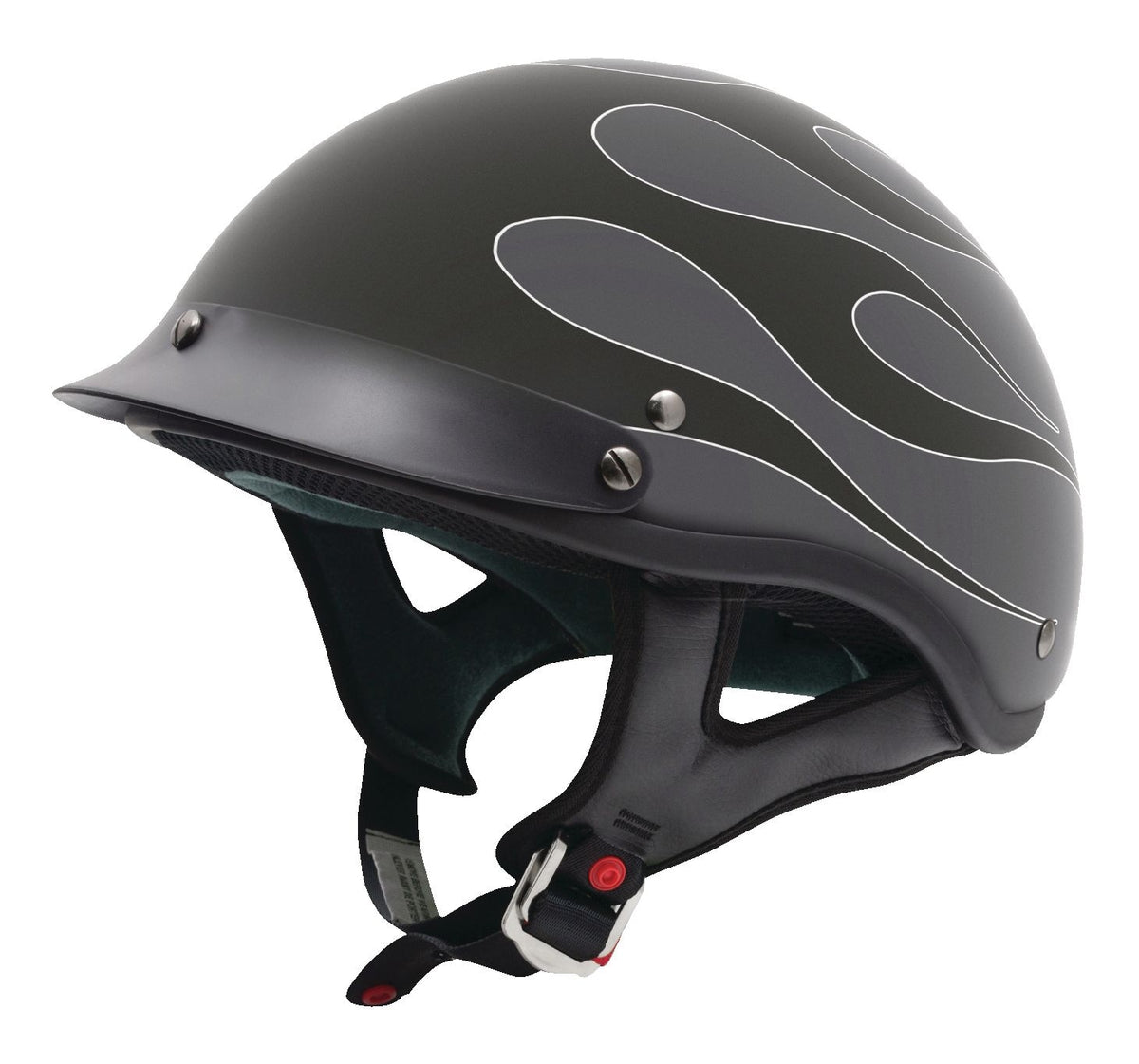 VCAN Shorty Classic Half-Shell Men's Motorcycle Helmet, Assorted Sizes