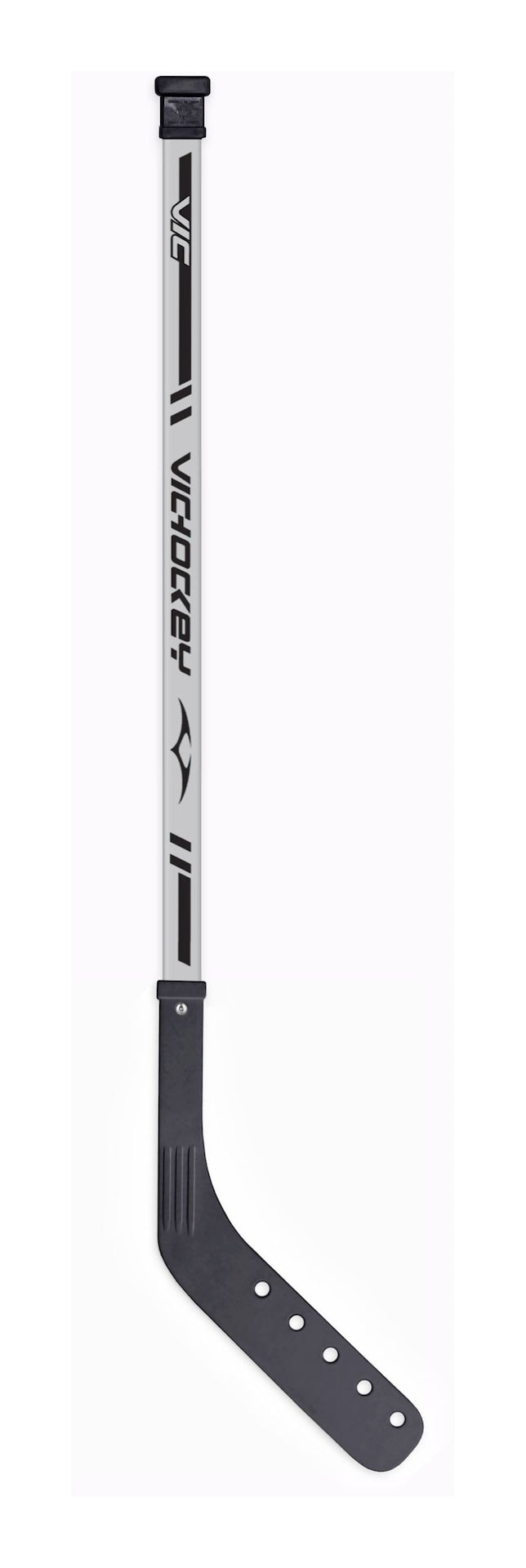 VIC Aluminum Shaft Street Hockey Stick with Plastic Blade, Youth, 42-in