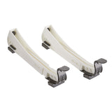 VIC Step-In Ice Skate Guards, Adjustable, White/Black