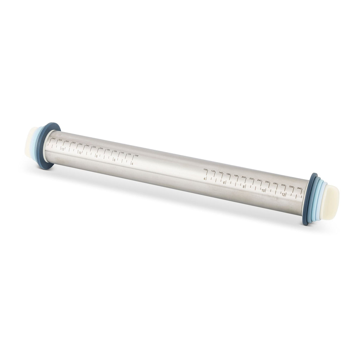 Vida by PADERNO Adjustable Stainless Steel Rolling Pin with Thickness Rings