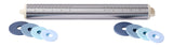 Vida by PADERNO Adjustable Stainless Steel Rolling Pin with Thickness Rings image 5