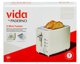 Vida by PADERNO Colour Series 2-Slice Toaster with 3 Settings, Shortbread image 5
