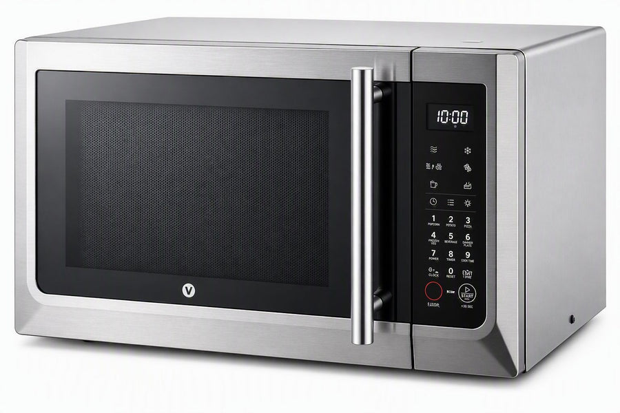 Vida by PADERNO Combination Countertop Microwave Oven with Air Fryer, 1000W, 1.1-cu-ft, Stainless Steel