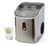 Vida by PADERNO Countertop Soft Nugget Ice Maker, 33-lb Ice/Day, Stainless Steel image 2