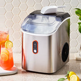 Vida by PADERNO Countertop Soft Nugget Ice Maker, 33-lb Ice/Day, Stainless Steel image 6