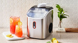 Vida by PADERNO Countertop Soft Nugget Ice Maker, 33-lb Ice/Day, Stainless Steel image 7