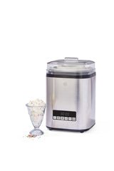 Vida by PADERNO Digital Ice Cream Maker, 4-in-1 Ice Cream & Frozen Treat Maker, Stainless Steel, 1.9-L