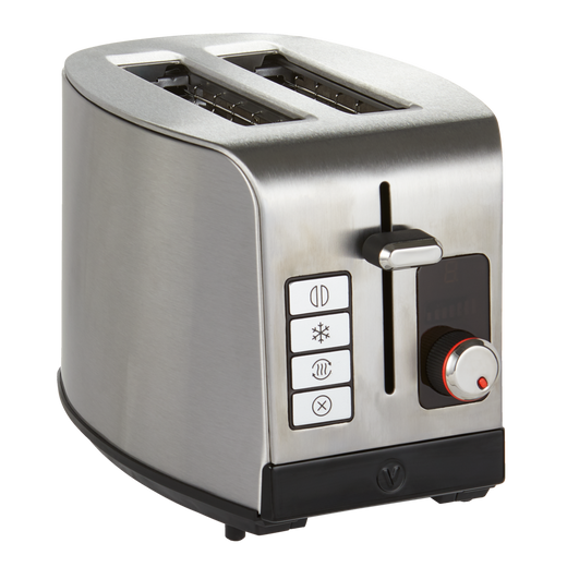 Vida by PADERNO Digital Stainless Steel Toaster, 2-Slice