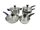 Vida by PADERNO Everyday Series Premium Stainless Steel Cookware Set, Dishwasher & Oven-Safe, 10-pc image 2