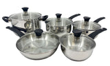 Vida by PADERNO Everyday Series Premium Stainless Steel Cookware Set, Dishwasher & Oven-Safe, 10-pc image 3