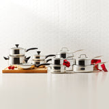 Vida by PADERNO Everyday Series Premium Stainless Steel Cookware Set, Dishwasher & Oven-Safe, 10-pc image 8