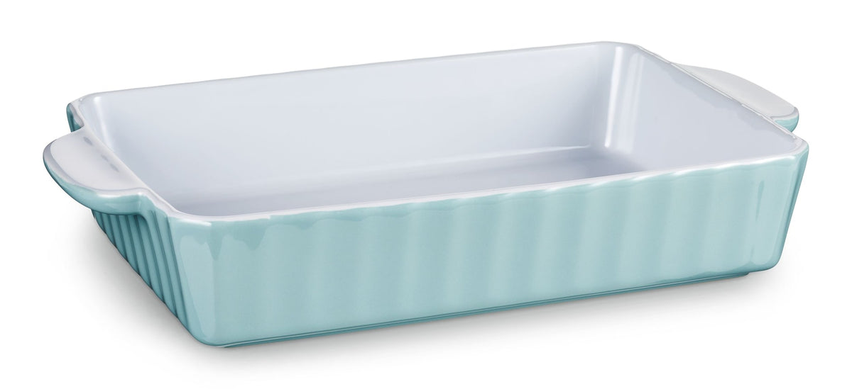 Vida by PADERNO Large Rectangular Ceramic Baking Dish, Blue