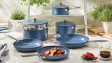 Vida by PADERNO Non-Stick Cookset, Blue, 8-pc image 5
