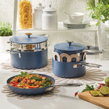 Vida by PADERNO Non-Stick Cookset, Blue, 8-pc image 6